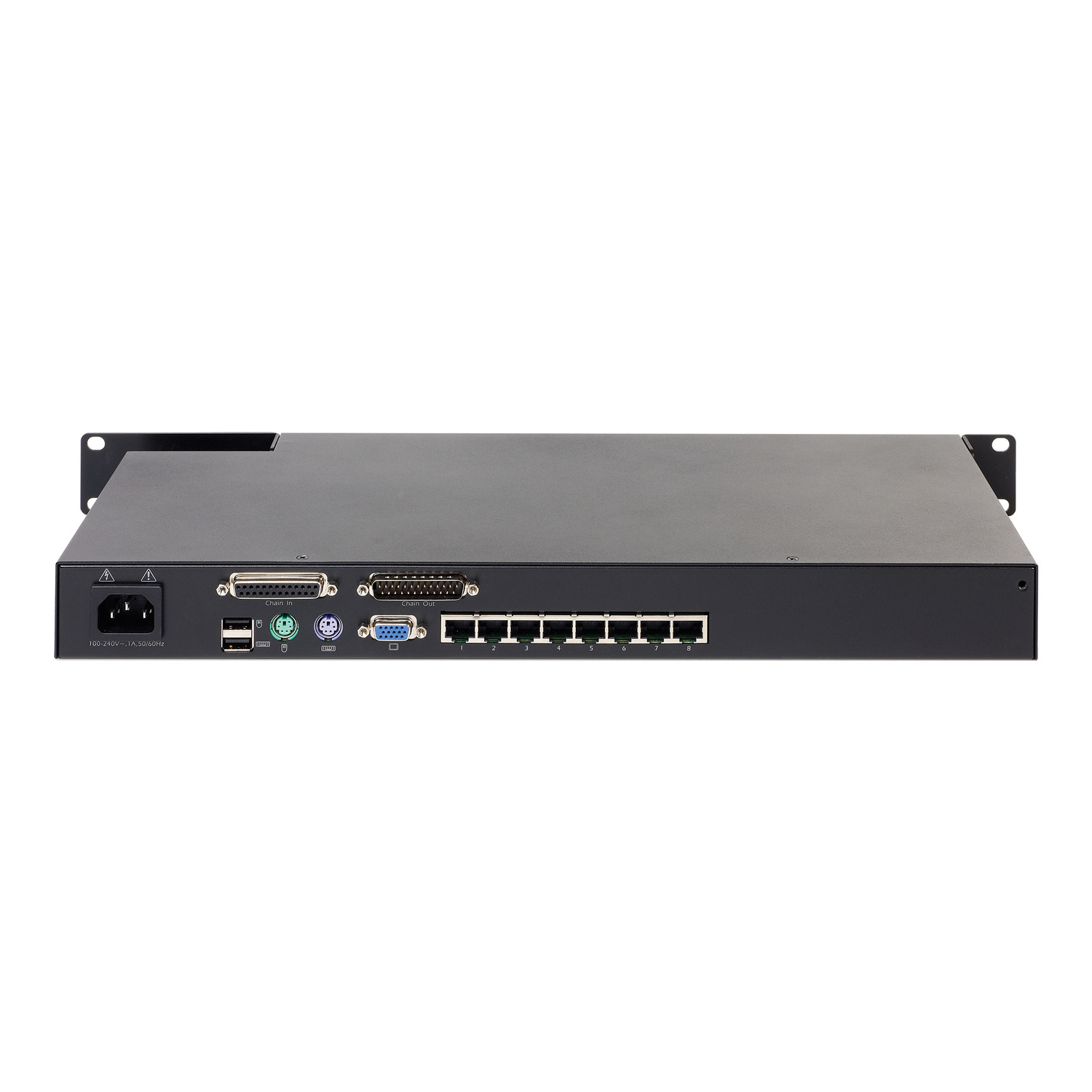 APC KVM 2G, Analog, 1 Local User, 8 ports - KVM0108A | APC USA