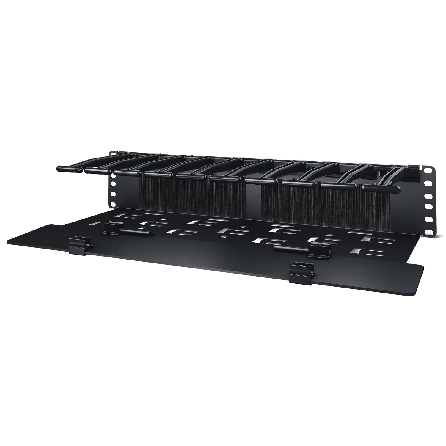 Organizador de cable horizontal para rack/Doble/ 2U