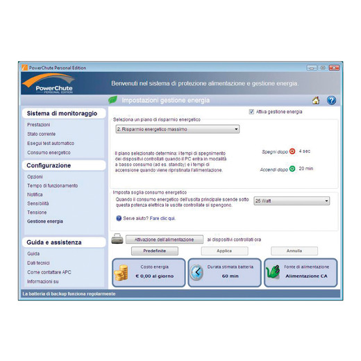 Software, PowerChute Personal Edition v3.1