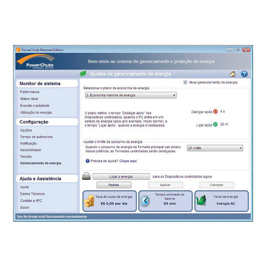 Software, PowerChute Personal Edition v3.1