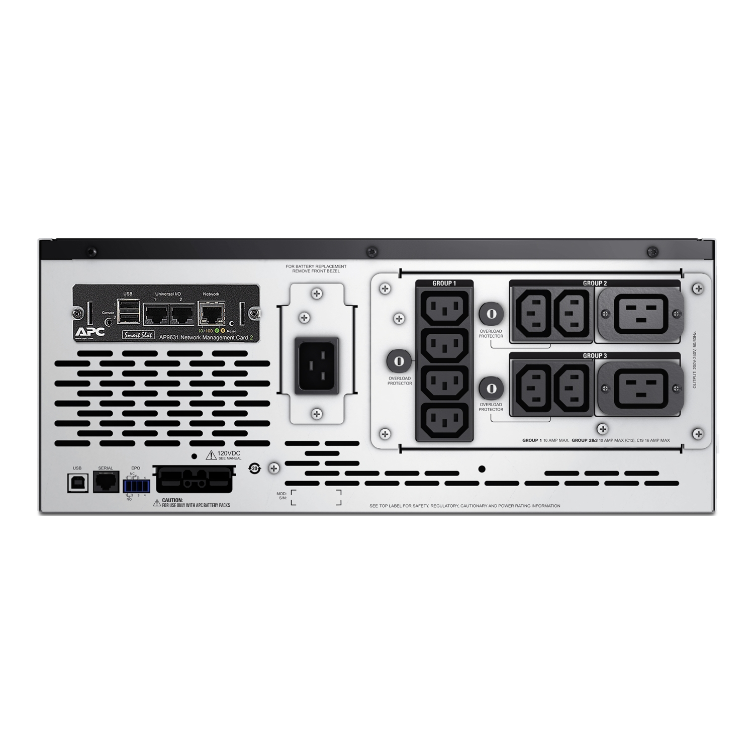 APC Smart-UPS X, Line Interactive, 2200VA, Rack/tower convertible 