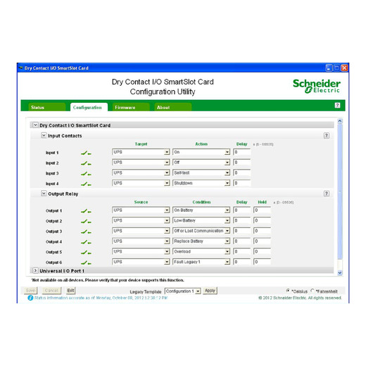 Scheda Dry Contact I/O SmartSlot