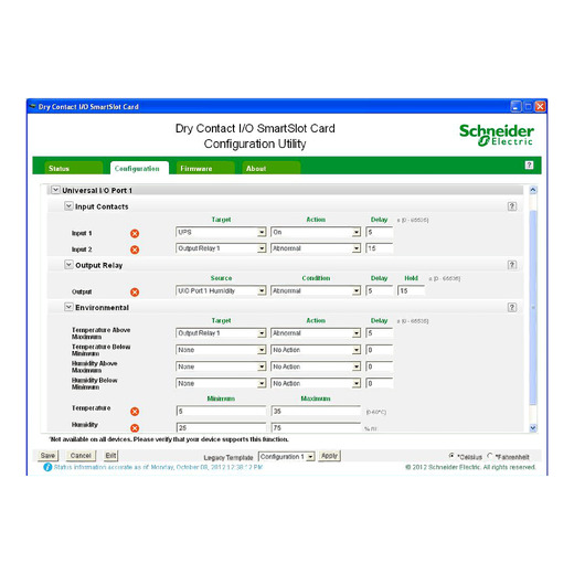 Scheda Dry Contact I/O SmartSlot