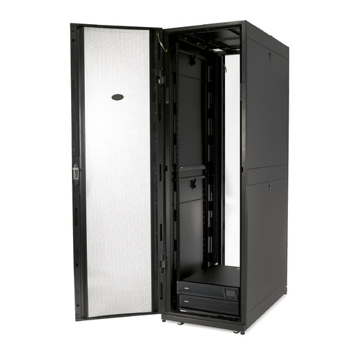 APC NetShelter SX, Server Rack Enclosure, 45U, Black, 2124H x 600W x 1200D mm