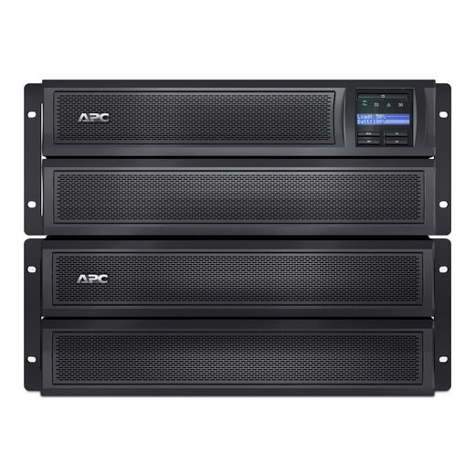 APC Smart-UPS X External Battery Pack, Rack/Tower 2U, 120Vdc, W/rail kit