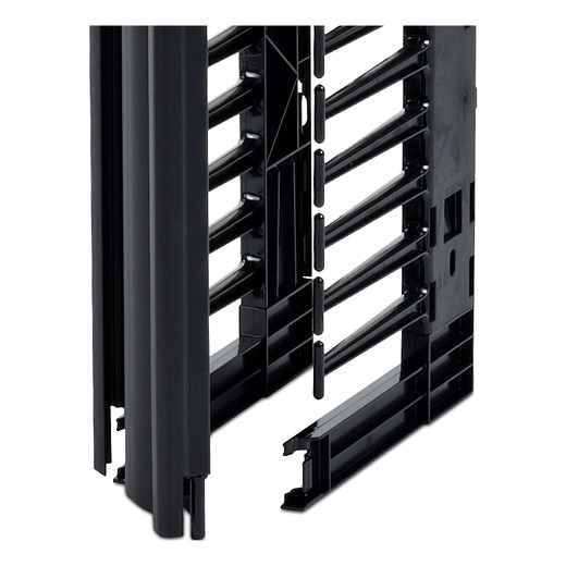 Valueline, Vertical Cable Manager for 2 & 4 Post Racks, 84"H X 6"W, Single-Sided with Door