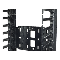 Valueline, Vertical Cable Manager for 2 & 4 Post Racks, 84"H X 6"W, Single-Sided with Door