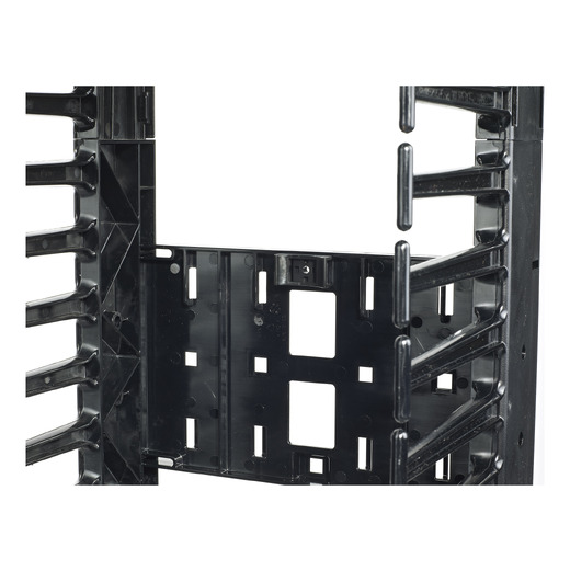 Valueline, Vertical Cable Manager for 2 & 4 Post Racks, 84"H X 12"W, Single-Sided with Door