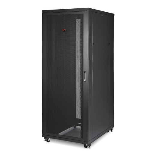 APC NetShelter SV, Server Rack Enclosure, 42U, Black, 2057H x 800W x 1060D mm with Roof, Castors, Feet, 4 Brackets, Bottom and Side Panels