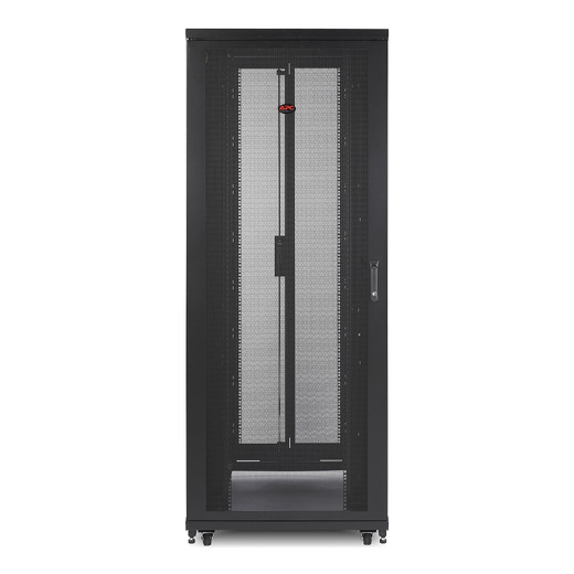 APC NetShelter SV, Server Rack Enclosure, 42U, Black, 2057H x 800W x 1060D mm with Roof, Castors, Feet, 4 Brackets, Bottom and Side Panels