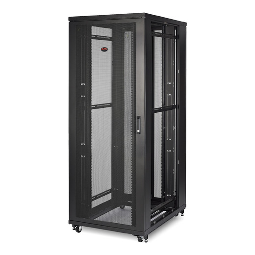 APC NetShelter SV, Server Rack Enclosure, 42U, Black, 2057H x 800W x 1060D mm with Roof, Castors, Feet, 4 Brackets, Bottom and Side Panels