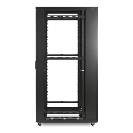 APC NetShelter SV, Server Rack Enclosure, 42U, Black, 2057H x 800W x 1060D mm with Roof, Castors, Feet, 4 Brackets, Bottom and Side Panels