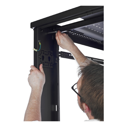 NetShelter SV 42U 600mm Wide x 1060mm Deep Enclosure with Sides, Black, Single Rack Unassembled