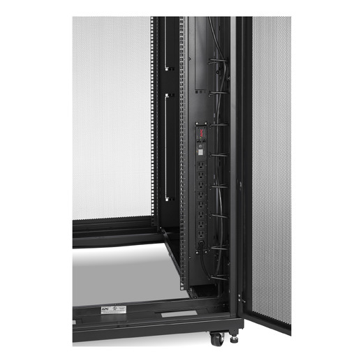 APC NetShelter SV, Server Rack Enclosure, 42U, Black, 2057H x 800W x 1060D mm with Roof, Castors, Feet, 4 Brackets, Bottom and Side Panels