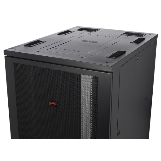 APC NetShelter SV, Server Rack Enclosure, 42U, Black, 2057H x 800W x 1060D mm with Roof, Castors, Feet, 4 Brackets, Bottom and Side Panels