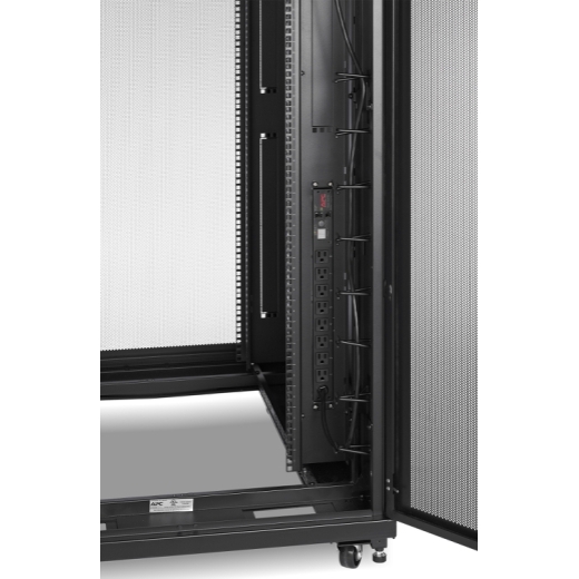 APC NetShelter SV, Server Rack Enclosure, 42U, Black, 2057H x 800W x 1060D mm with Roof, Castors, Feet, 4 Brackets, Bottom and Side Panels