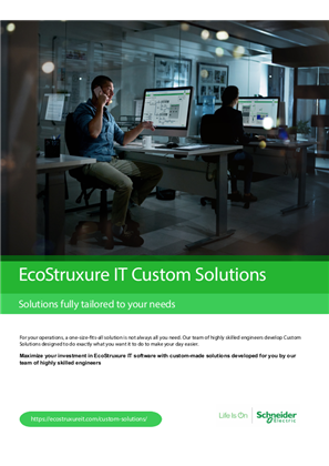 EcoStruxure IT Custom Solutions Brochure_EN