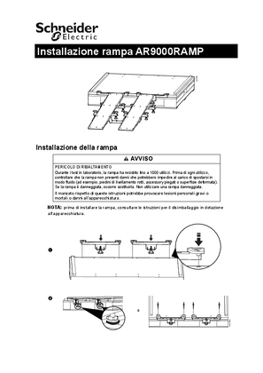 Installation sheet for AR9000RAMP