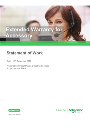 Extended Warranty for Accessory