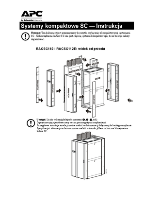 SC Packaged Systems Instruction Sheet