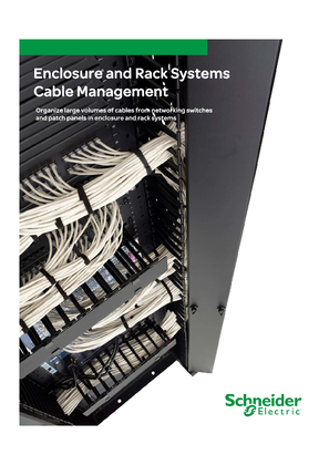 Cable Management for Enclosure and Rack Systems Brochure