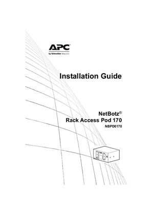 NetBotz Rack Access Pod 170 Installation Guide