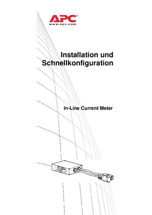 In-Line Current Meter, Installationshandbuch