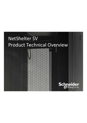 NetShelter SV Technical Overview Presentation