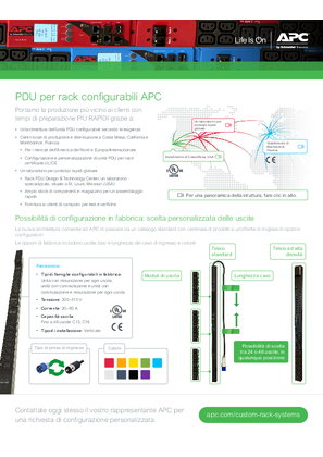 Configure-to-Order and Custom Rack Power Distribution (PDU) Overview