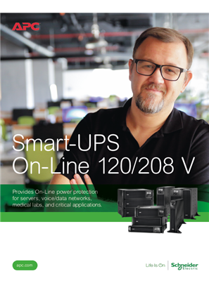 Smart-UPS On-Line SRT 2.2 kVA - 10 kVA Brochure 120V and 208V Models