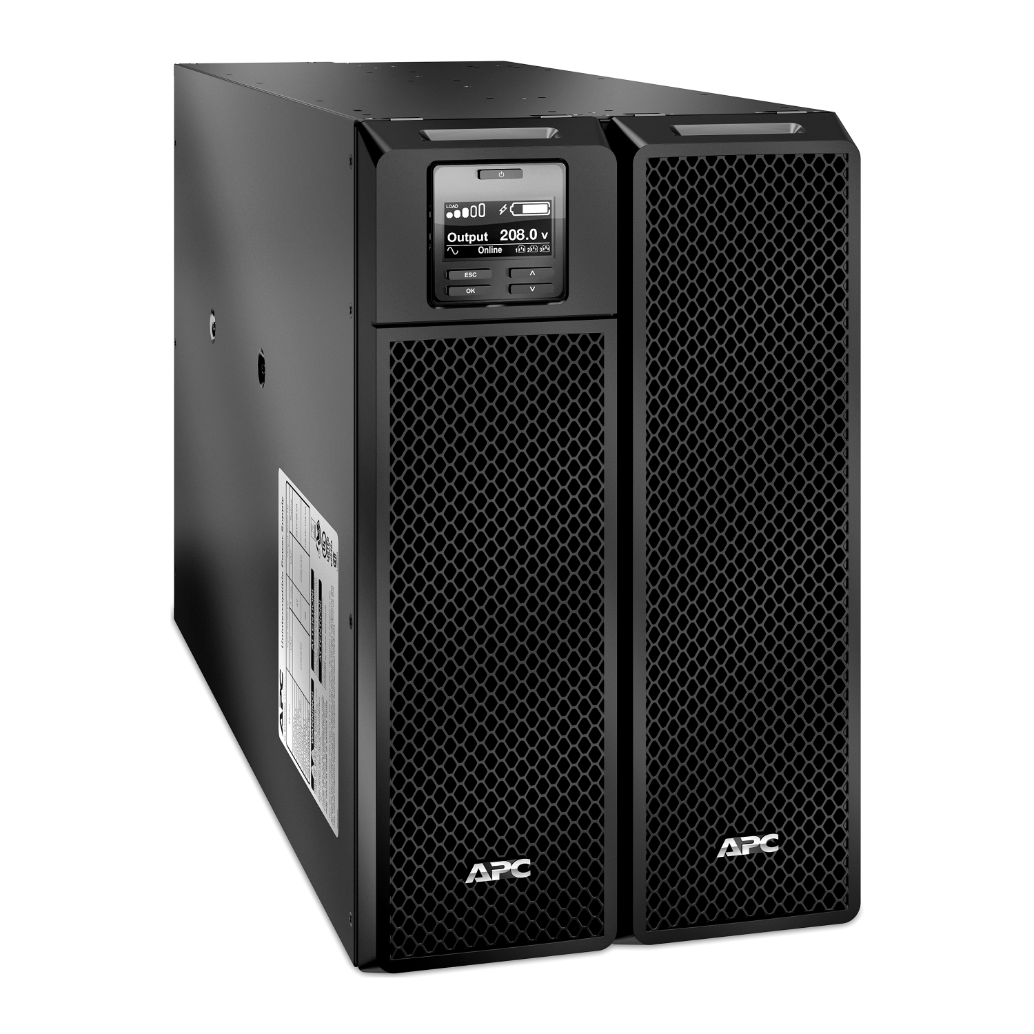 APC Smart-UPS On-Line, 10kVA/10kW, Tower, 208V, 4x L6-20R+2x L6