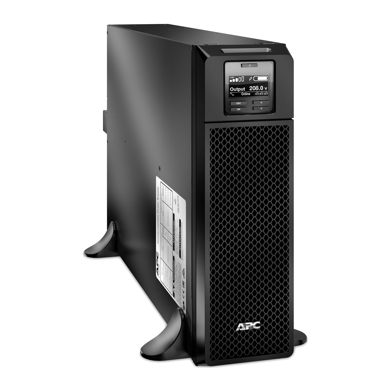 APC Smart-UPS SRT 5000VA RM 3U On-Line UPS Battery Backup (SRT5KRMXLT)