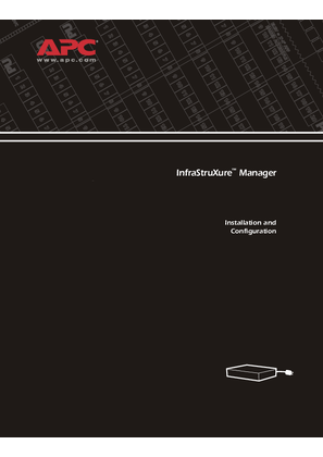 InfraStruXure Manager Installation and Configuration Guide