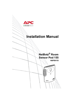 NetBotz Room Sensor Pod 155 Installation Manual