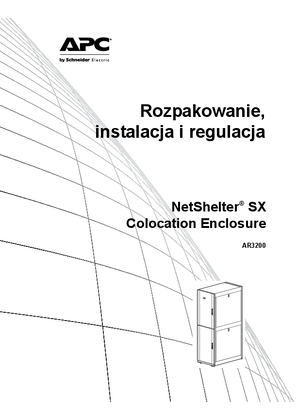 NetShelter SX Colocation Enclosure (AR3200) Manual
