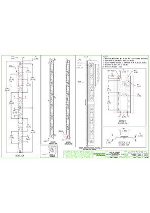 AR7572 - Vertical Cable Organizer, NetShelter SX, 48U