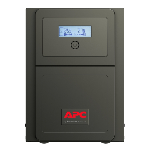APC Easy UPS Line-interactive SMV 1000VA 230V, Universal Outlet Front Straight