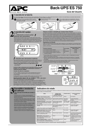 Guía del usuario de Back-UPS ES 750