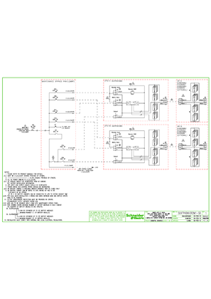 SUVTP40KH2R2M1-SD - System One Line Diagram, Dual mains with Single mains MBP input