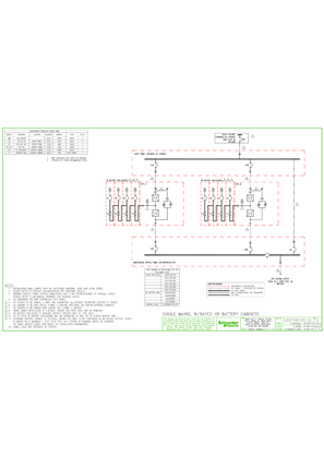 SUVTP10KF1R2-SD - 10kVA 208V Single mains 2 mod N+1, System One Line Diagram