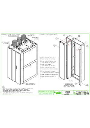 RACSC101-RACSC101E - InRow SC System, 1 In-Row SC, 1 Rack & Rear containment