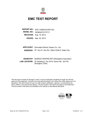 Ctick report of SX3650CI