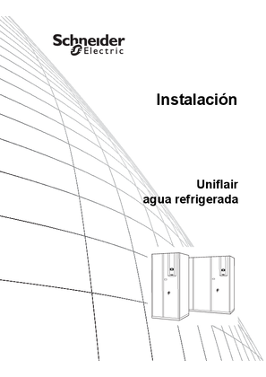 Uniflair LE CW Installation Manual