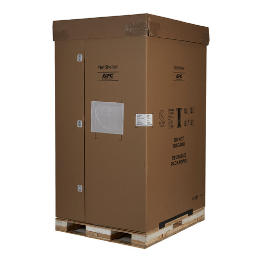 APC NetShelter SX, Server Rack Enclosure, 48U, Shock Packaging, 2000 lbs, Black, 2258H x 750W x 1200D mm