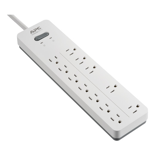 APC Home Office SurgeArrest 12 Outlets, 120V White