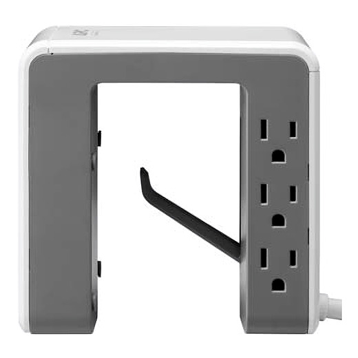APC SurgeArrest Essential Multi-Use 6 Outlet with 4 Port 4.8A USB Charger White 120V