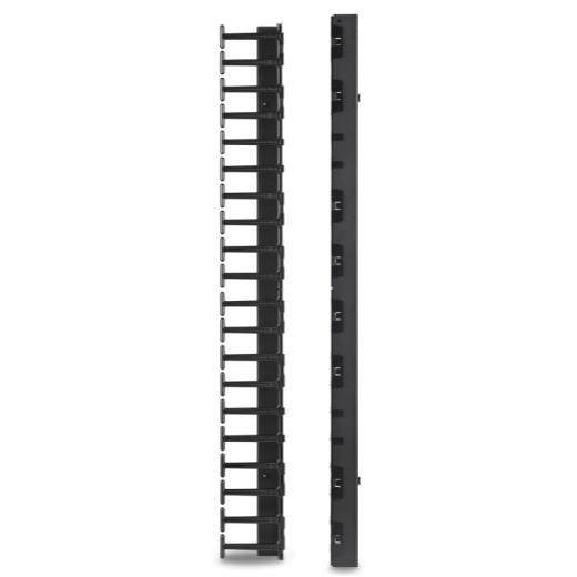 APC NetShelter Cable Management, Vertical Cable Manager, for NetShelter SX 600mm Wide 42U, Set of 2, 107 x 889 x 45 mm