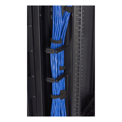 APC NetShelter Cable Management, Vertical Cable Manager, Rings, Set of 100, Black, 107 x 53 x 18 mm