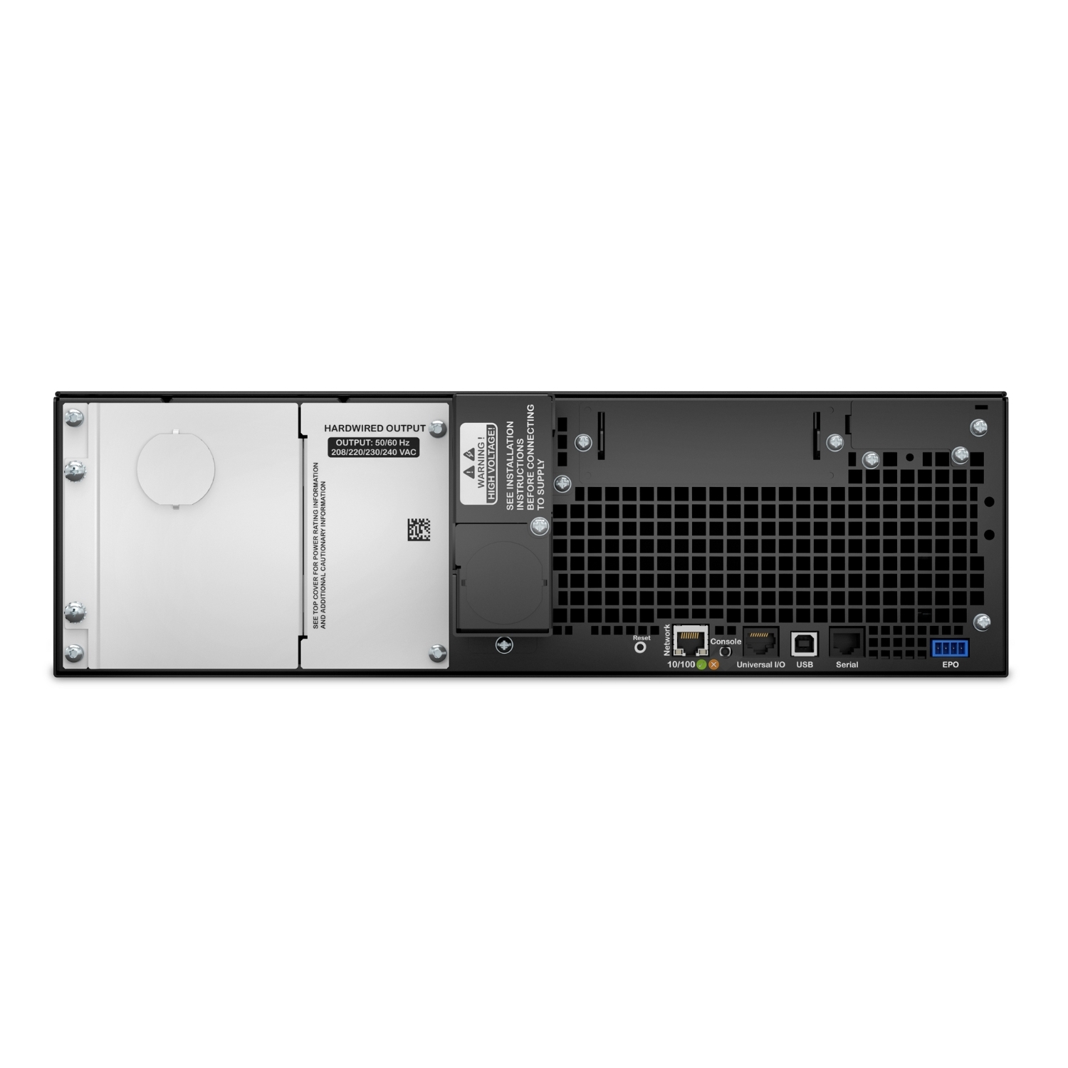 APC Smart-UPS On-Line, 10kVA/10kW, Rackmount 6U, 230V/400V, 6x C13+4x C19  IEC outlets, Network Card+SmartSlot, Extended runtime, W/ rail kit