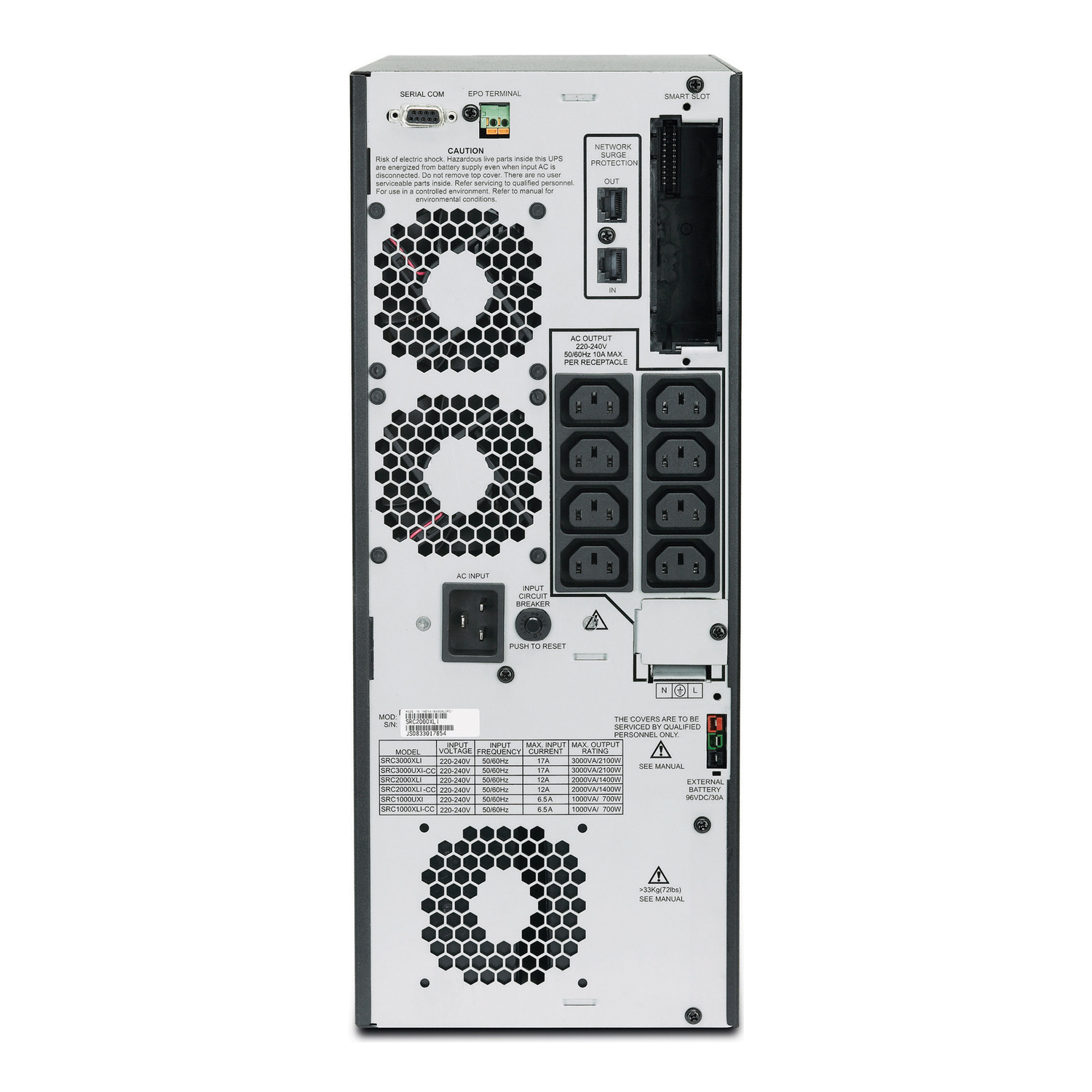 SRC2000XLI - Unidad Smart-UPS RC de APC, de 2000 VA y 230 V | Schneider ...